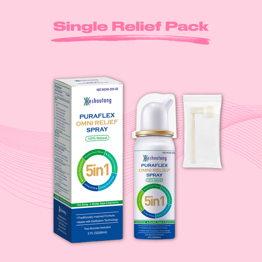 PuraFlex OmniRelief Spray | Single Relief Pack | 60ml